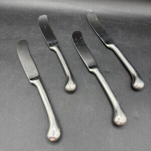 Dansk Kobenhavn Set of 4 Dinner Knives Stainless Flatware Replacements‎ MCM